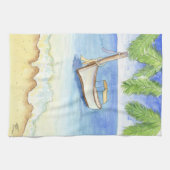 Linge De Cuisine Matin à Bali Aquarelle (Horizontal)