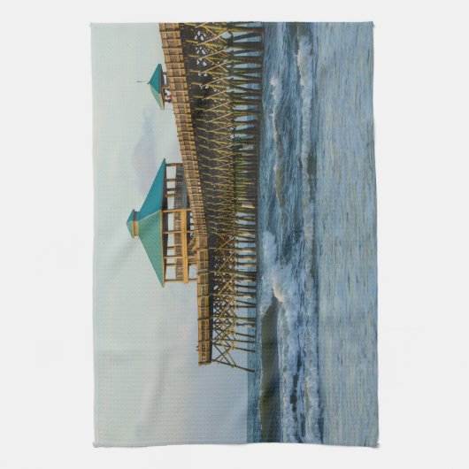 Linge De Cuisine Matin de la jetée folle (Vertical)