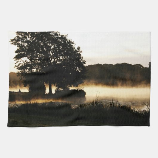 Linge De Cuisine Matin Lake Scene ktm (Horizontal)