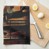 Linge De Cuisine Matinée de minuit 2 (Quart Plié)