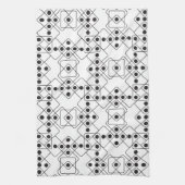 Linge De Cuisine Matrices noires (Vertical)