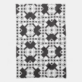 Linge De Cuisine Matrices noires (Vertical)