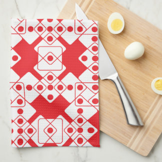 Linge De Cuisine Matrices rouges