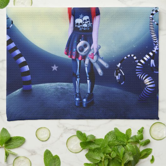 Linge De Cuisine Mauvais ajustement de la lune (Plié)