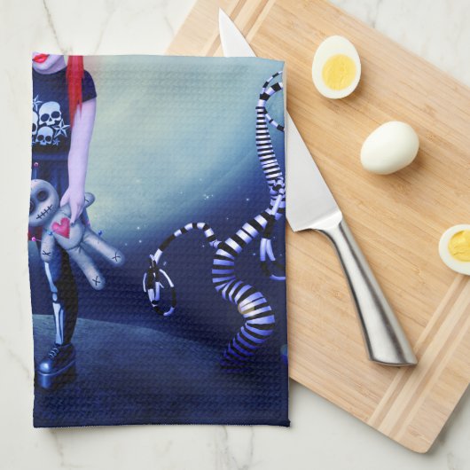 Linge De Cuisine Mauvais ajustement de la lune (Quart Plié)