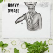 Linge De Cuisine Mauvais Alien, Lourds Noël ! (Plié)