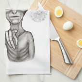 Linge De Cuisine Mauvais Alien, Lourds Noël ! (Quart Plié)