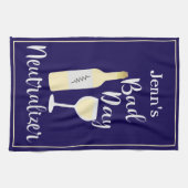 Linge De Cuisine Mauvais jour Marine Citation de vin humoristique C (Horizontal)