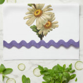 Linge De Cuisine Mauve Daisy (Plié)