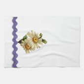 Linge De Cuisine Mauve Daisy (Horizontal)