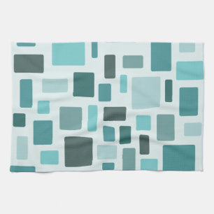 Linge De Cuisine MCM Briques Disarisées Aquamarine