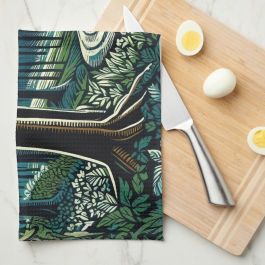 Linge De Cuisine Meander (Quart Plié)