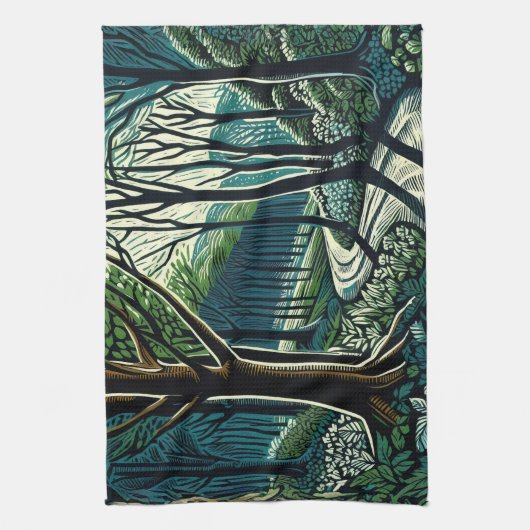 Linge De Cuisine Meander (Vertical)