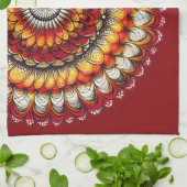 Linge De Cuisine Médaillon du désert - Abstrait (Plié)