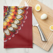 Linge De Cuisine Médaillon du désert - Abstrait (Quart Plié)