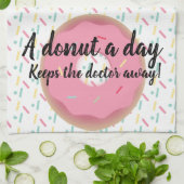 Linge De Cuisine Médecin Donut Cadeau Drôle (Plié)