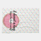 Linge De Cuisine Médecin Donut Cadeau Drôle (Horizontal)