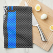 Linge De Cuisine Médecin Médicale MD Caduceus Fibres de carbone ray (Quart Plié)