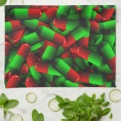 Linge De Cuisine médicaments pour pilules rouges (Plié)