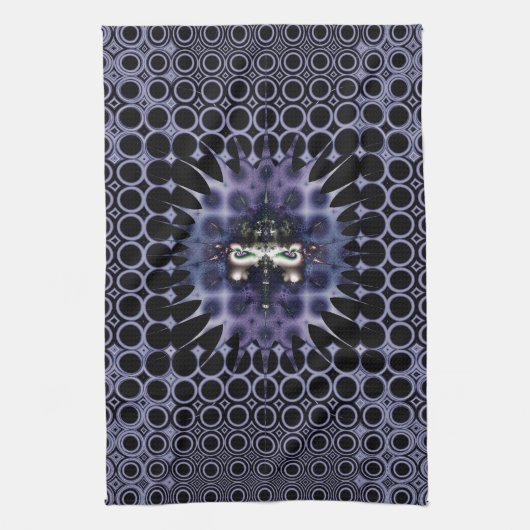 Linge De Cuisine Méditation Violette (Vertical)