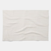 Linge De Cuisine Mediterranean Classic Ticking Stripe Sandy Beige (Horizontal)