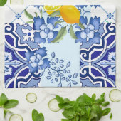 Linge De Cuisine Mediterranean,majolica,tiles Tablecloth (Plié)