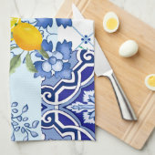 Linge De Cuisine Mediterranean,majolica,tiles Tablecloth (Quart Plié)