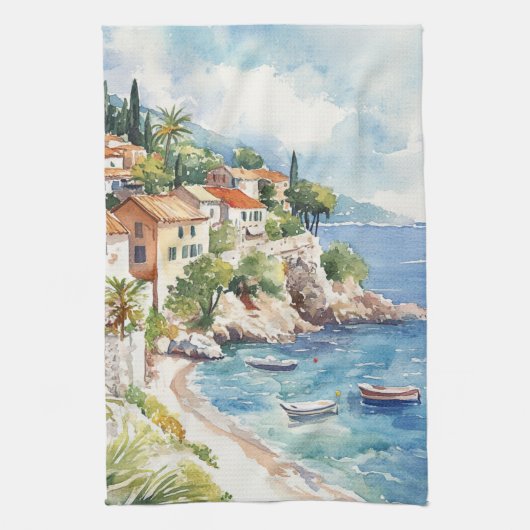 Linge De Cuisine Mediterranean Summer (Vertical)
