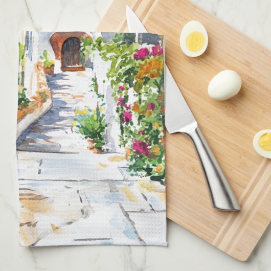 Linge De Cuisine Mediterranean Summer (Quart Plié)