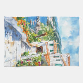 Linge De Cuisine Mediterranean Summer (Horizontal)