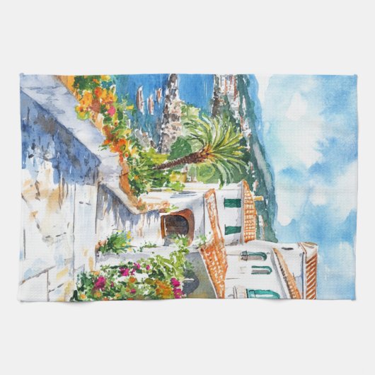 Linge De Cuisine Mediterranean Summer (Horizontal)