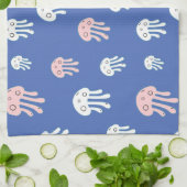 Linge De Cuisine Méduse des profondeurs Océan lumineux (Plié)