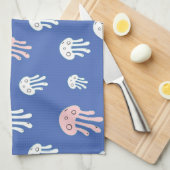 Linge De Cuisine Méduse des profondeurs Océan lumineux (Quart Plié)