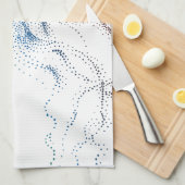 Linge De Cuisine méduses colorées (Quart Plié)