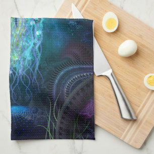 Linge De Cuisine Méduses luminescentes