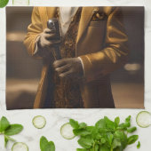 Linge De Cuisine Meerkat Sinatra, (Plié)