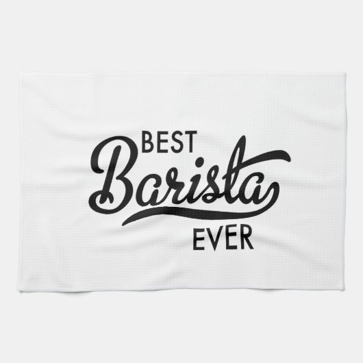 Linge De Cuisine Meilleur Barista (Horizontal)