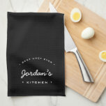 Linge De Cuisine Meilleur chef jamais simple noir blanc Personnalis<br><div class="desc">Ajoutez une touche personnelle à votre cuisine ou surprenez le chef dans votre vie avec ce Best Chef Ever Simple Noir Blanc personnalisé serviette de thé. Le design minimaliste noir et blanc est élégant et fonctionnel, avec le texte personnalisable "Best Chef Ever" avec espace pour personnaliser un nom ou un...</div>