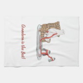 Linge De Cuisine Meilleur grand-mère Polaire Ours Penguin Amis hive (Horizontal)