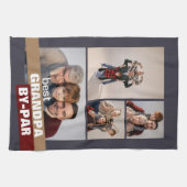 Linge De Cuisine Meilleur grand-père par Par 4 Photo Collage (Horizontal)