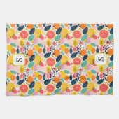 Linge De Cuisine Meilleur Monogramme d'agrumes d'été (Horizontal)