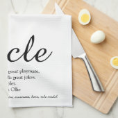 Linge De Cuisine Meilleur Oncle de tous les temps, définition moder (Quart Plié)