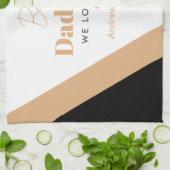 Linge De Cuisine Meilleur papa (Plié)
