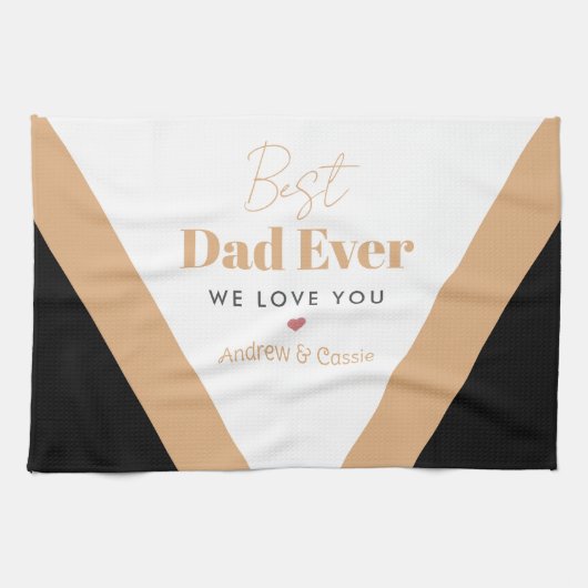 Linge De Cuisine Meilleur papa (Horizontal)