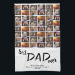 Linge De Cuisine Meilleur papa 6 Photo Collage Famille Photo Motif<br><div class="desc">Best Dad 6 Photo Collage Famille Photo Motif serviette de cuisine. Ajoutez 6 photos de la famille et de vos noms. Cette serviette de cuisine personnalisée est un cadeau de conservation parfait pour un père pour la fête des pères,  l'anniversaire ou Noël.</div>