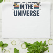 Linge De Cuisine Meilleur papa de l'univers conception vectorielle (Plié)