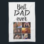 Linge De Cuisine Meilleur papa Ever 6 Photo Collage de photos Famil<br><div class="desc">Best Dad Ever 6 Photo Collage Famille Photo Motif serviette de cuisine. Ajoutez 6 photos de la famille. Cette serviette de cuisine personnalisée est un cadeau de conservation parfait pour un père pour la fête des pères,  l'anniversaire ou Noël.</div>