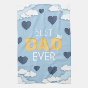 Linge De Cuisine Meilleur papa jamais mignonne Fête des pères
