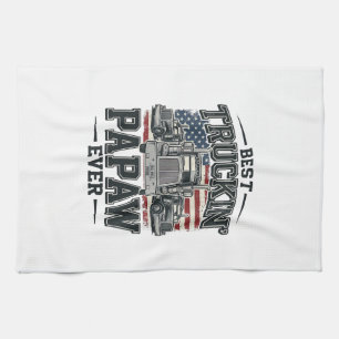 Linge De Cuisine Meilleur Papaw de camionnage jamais Vintage vecteu