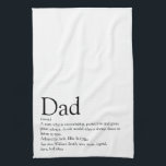 Linge De Cuisine Meilleur Père, Papa, Papa, Père Définition<br><div class="desc">Personnalisez votre père, votre père ou votre père spécial pour créer un cadeau unique pour la Fête des pères, les anniversaires, Noël ou tout autre jour que vous voulez montrer combien il signifie pour vous. Une façon parfaite de lui montrer à quel point il est extraordinaire chaque jour. Conçu par...</div>